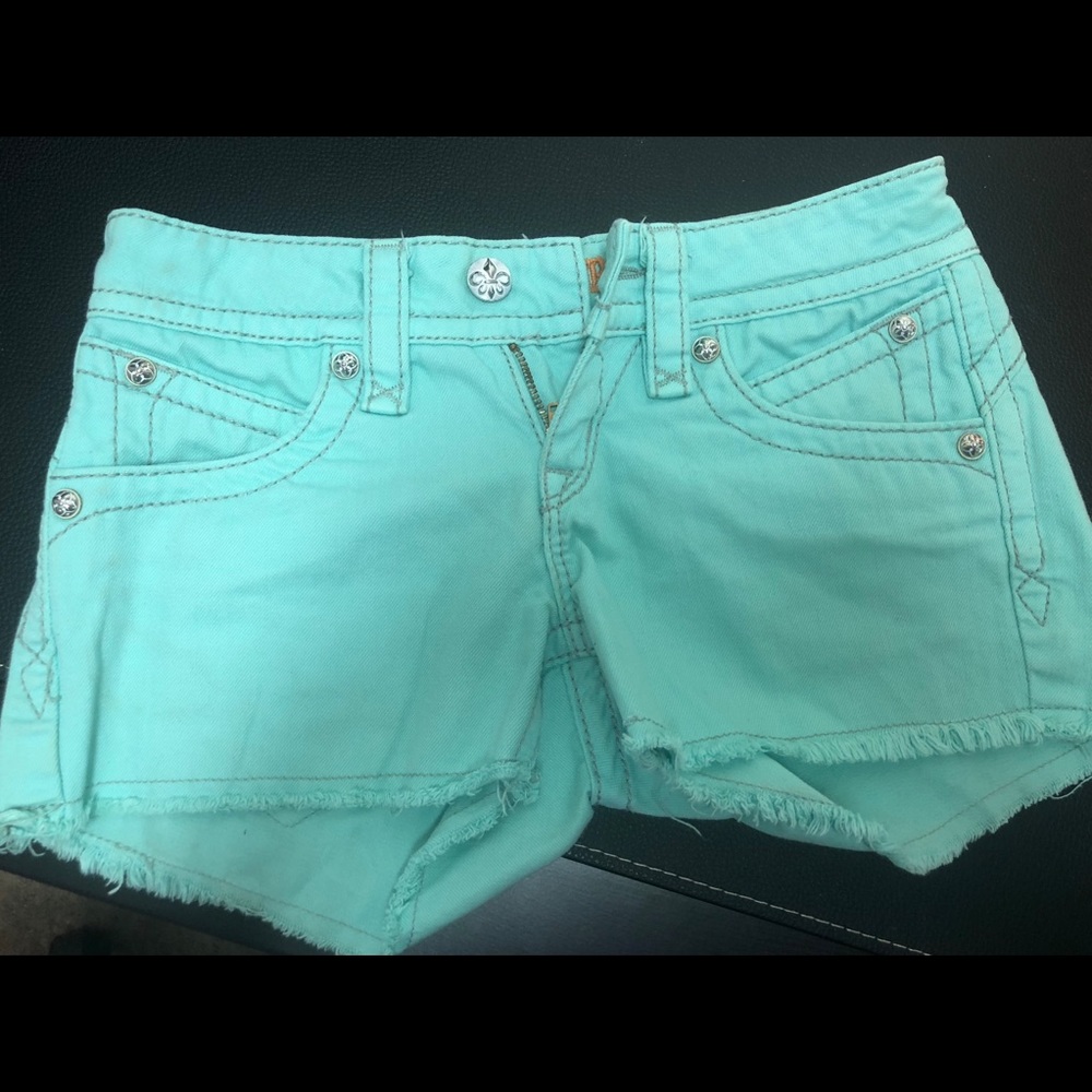 Rock revival size 26 Teal shorts